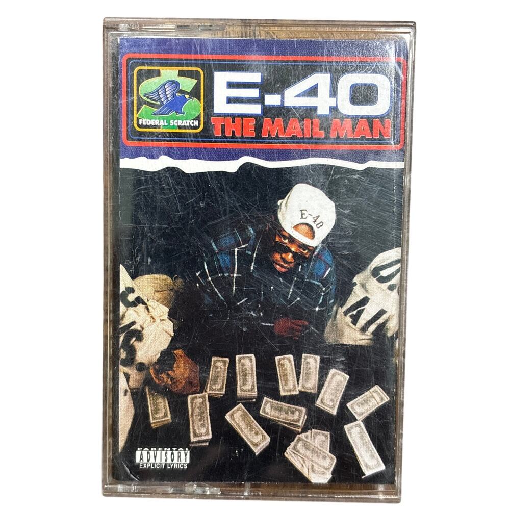 ‘The Mail Man’ - E-40 - Original Cassette Tape EP (1995) Tested works Rap VG+
